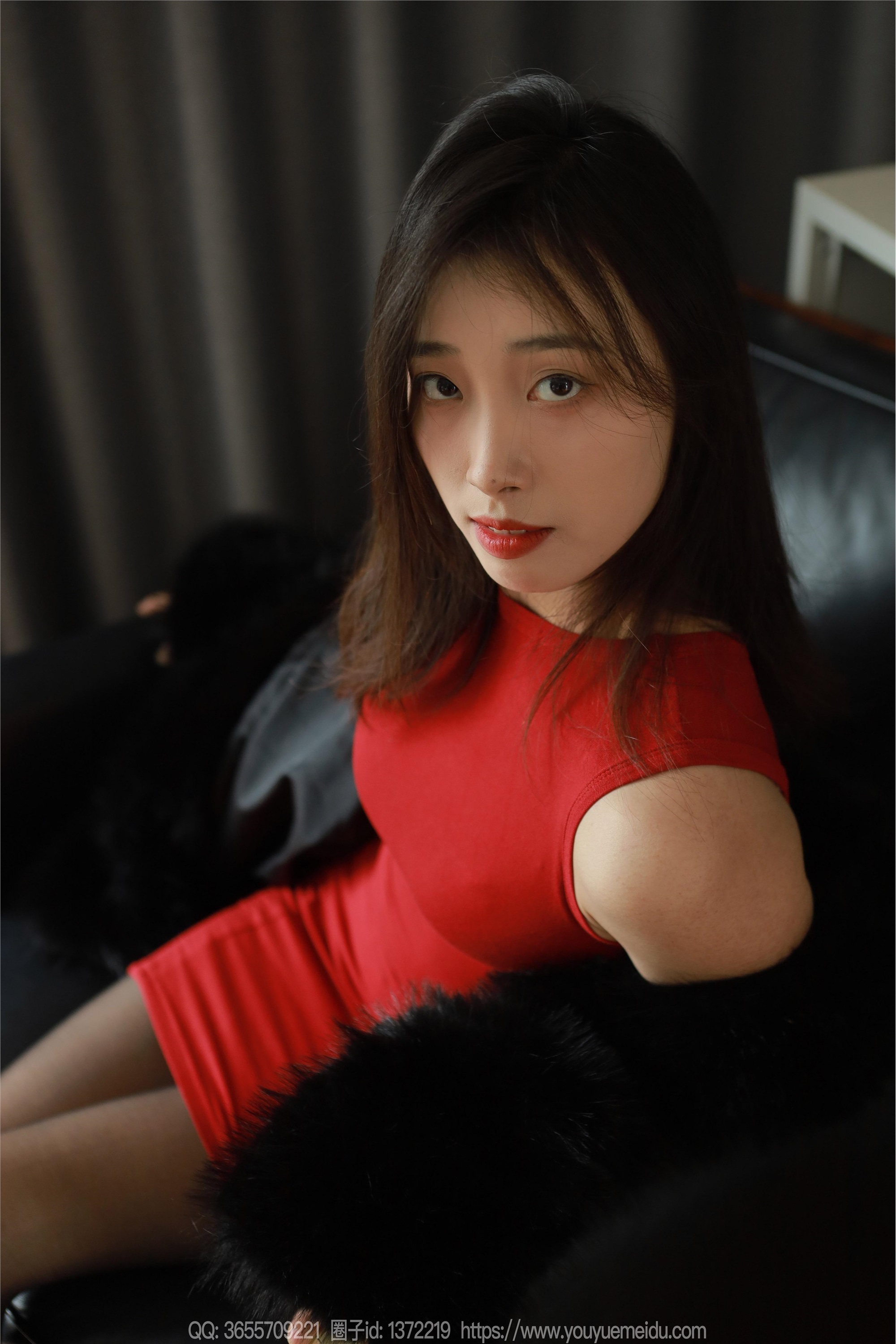 IESS异思趣向  2024.01.25 丝享家 1647 小九《红色包臀裙（上）》